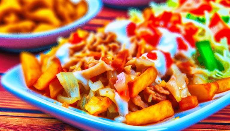 alt_text: Vrolijke omslagafbeelding van een smakelijke kapsalon met Turkse elementen en levendige kleuren.