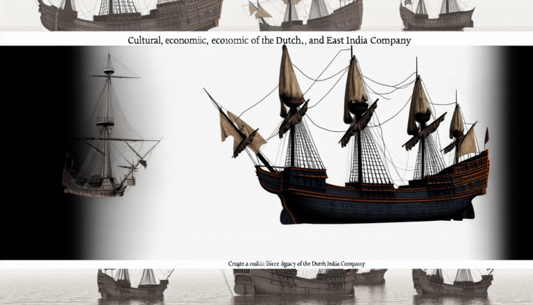 alt_text: Realistische coverafbeelding van VOC met historische schepen, maritieme elementen en culturele symbolen.