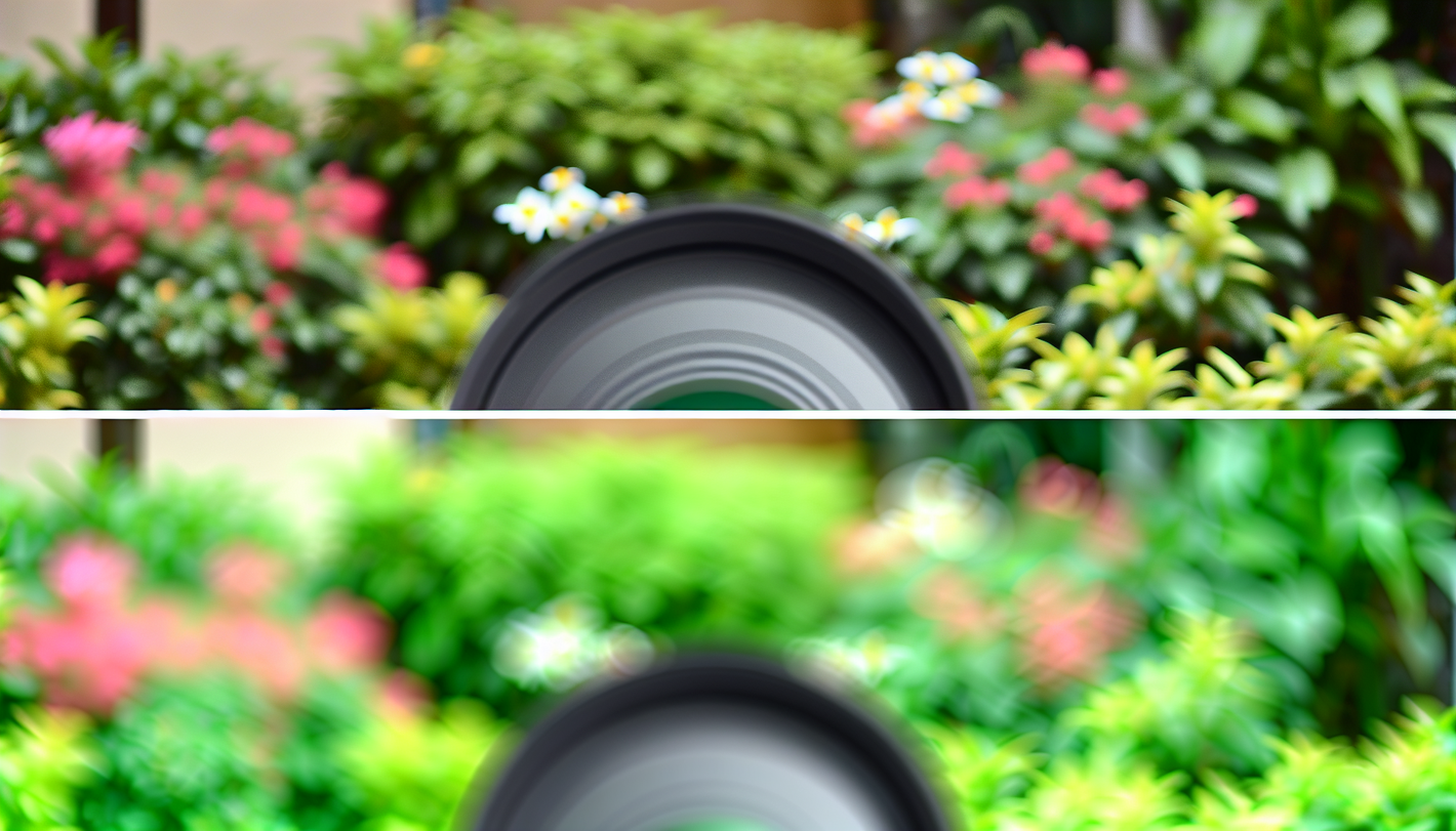 alt_text: Een weelderige groene omgeving vol planten en bloemen, met levendige kleuren en natuurlijke details.