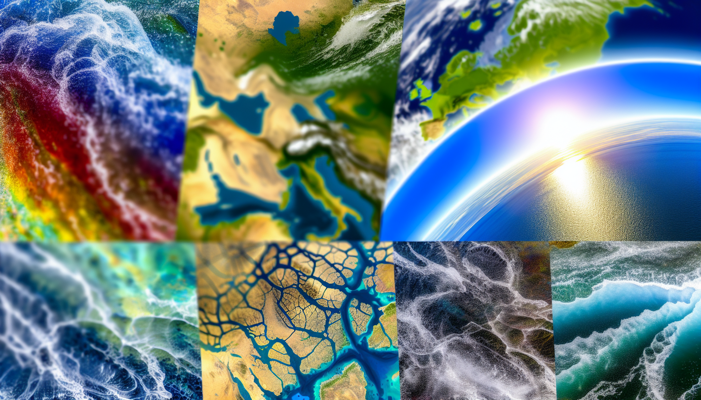 alt_text: Een levendige omslagafbeelding die de diversiteit van water toont: rivieren, meren en oceaangolven.